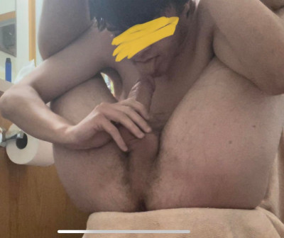 Newbie on the block learning the about the taste of his own dick and cum